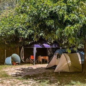 emplacement tentes camping